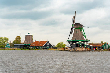 Fototapeta na wymiar Old historical windmills
