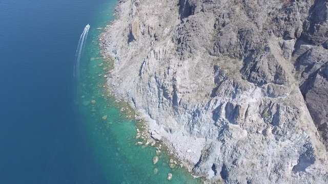 Aerial shots from La Paz bay, Baja California Sur, Mexico.