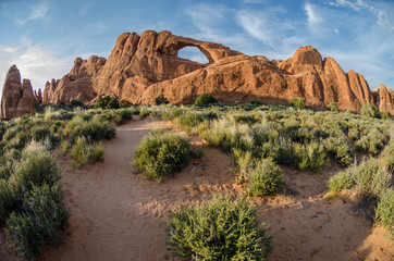 Skyline Arch with Fisheye
