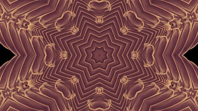 ornamental gold metal chain kaleidoscope seamless loop pattern animation abstract background New quality ethnic tribal holiday native universal motion dynamic cool nice joyful music video