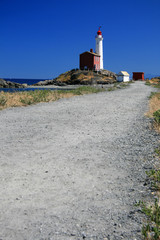Fototapeta na wymiar Fisgard Lighthouse, Victoria, BC, Canada