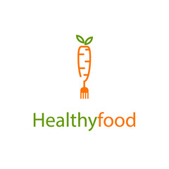 Healthy Food Vector Template Design Illustration