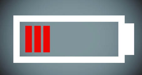 Battery level illustration