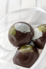 Individual handcrafted chocolates and pralines 