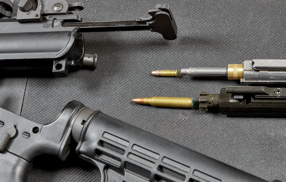 Two Different Calibers of Bullets for an AR15 Rifle