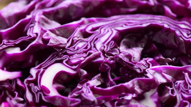 slice red cabbage rotation