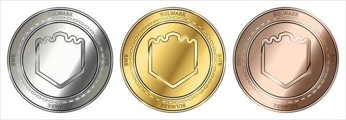  Bulwark (BWK) coin set.