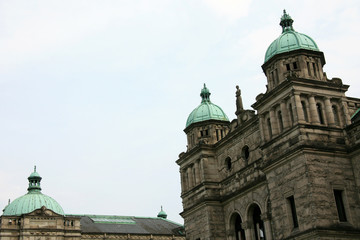 Fototapeta na wymiar Parliament Buildings, Victoria, BC, Canada