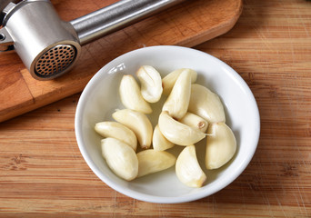 Peeled garlic © MSPhotographic