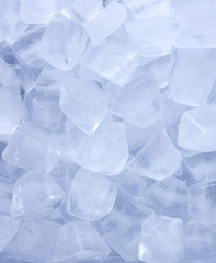 Ice cubes background or texture