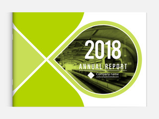 Cover design template corporate business annual report brochure poster company profile catalog magazine flyer booklet leaflet. Cover page design element A4 landscape sample image with Gradient Mesh.
