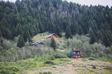 Buildings in Remote Countryside of Montana