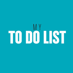 to do list