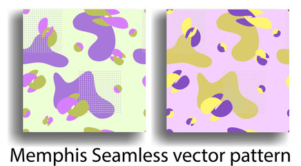 Cover template with figures of geometry memphis style for brochures, posters, banners.