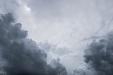 Dark stormy clouds