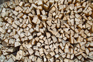 Holz - Brennholz - Holzscheite - Stapel - Allgäu