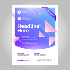 Brochure Layout template, cover design background, annual reports. Can be adapt to Annual Report, Magazine, Poster, Corporate Presentation.