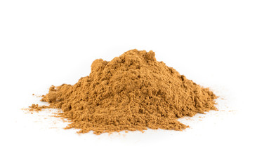 Fototapeta na wymiar Dry Cinnamon Powder Isolated