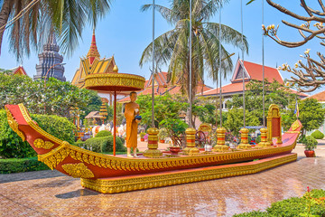 Wat Preah Prom Rath beautiful temple in Siem Reap, Cambodia
