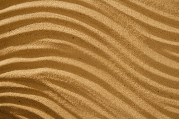 flowing art wave pattern sand for wellness and tranquility with copy space