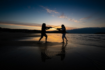 swordfight before sunrise