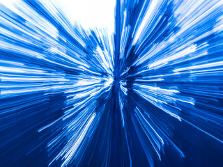 Abstract motion blue lights lines background