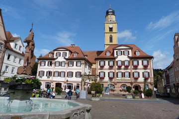 Marktplatz Bad Mergentheim.