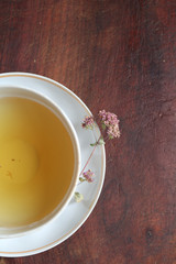 Tea made from dried oregano is a medicinal herb that has a pleasant aroma