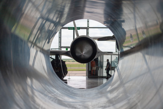 engine in the pipe