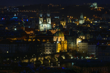 Fototapeta premium Charles Bridge at Night