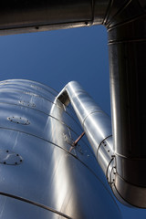 Detail einer Fernw&auml;rme-Anlage