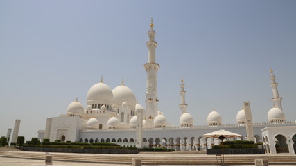 Fototapeta na wymiar Emirats arabes unis Abu Dabhi Mosquée