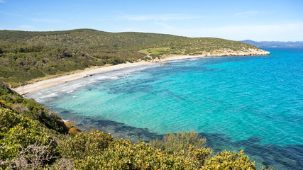 Sardegna, spiaggia e costa di Coaquaddus, Sant'Antioco 