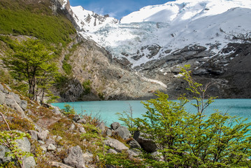 Piedras Blancas Glacier in Patagonia Argentina
