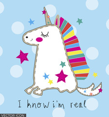 Funny Dabbing Unicorn Vector Funny Dabbing Unicorn Vector