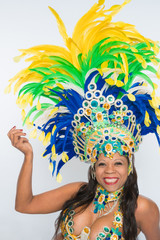 Brasilianische Samba-Tänzerin