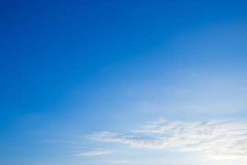 blue sky with clouds