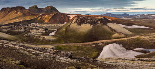 Iceland landscape. landmannalaugar