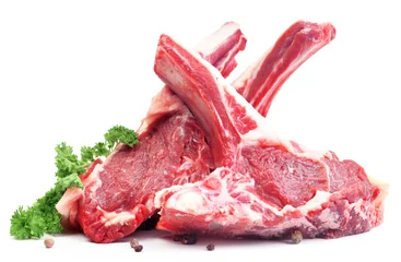 Aluminium Prints Meat Mutton meat