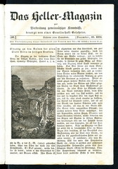 Entrance to Petra, historical and archaeological city in southern Jordan (from Das Heller-Magazin, December 13, 1834)