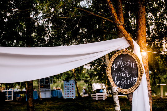 Wedding Lounge Zone On The Garden