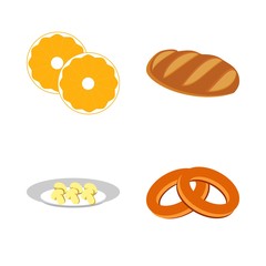 icons about Food with organic, bakery, juice, dinner and freshness