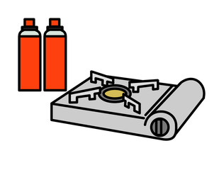 カセットコンロカセット2(色)