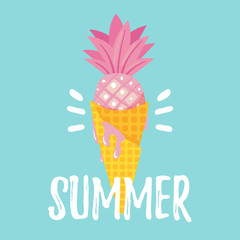  summer design for season postcard