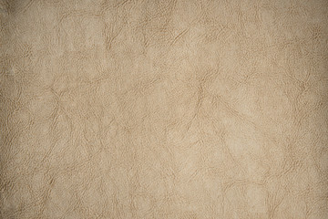 Light brown leather texture surface. Close-up of natural grain cow leather Light brown leather texture surface.