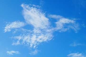 The sky and the white cloud landscape, very beautiful