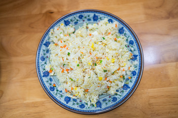 Egg fried rice, Chinese people like to eat