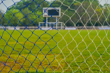 Mesh in the football field.