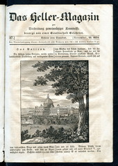 Papal Basilica of St. Peter and Vatican Palace, Vatican City (from Das Heller-Magazin, November 22, 1834)