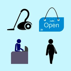 icons about Human with love, peregnancy, open, body and life